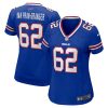 sedrick van pran granger 62 buffalo bills womens game jersey royal