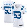 shaquille leonard 53 indianapolis colts women game jersey white