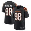 sheldon rankins 98 cincinnati bengals game men jersey black