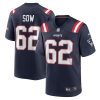 sidy sow 62 new england patriots men team game jersey navy