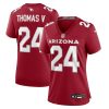 starling thomas v 24 arizona cardinals women team game jersey cardinal