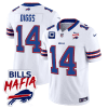 stefon diggs 14 buffalo bills bills mafia patch game men jersey white