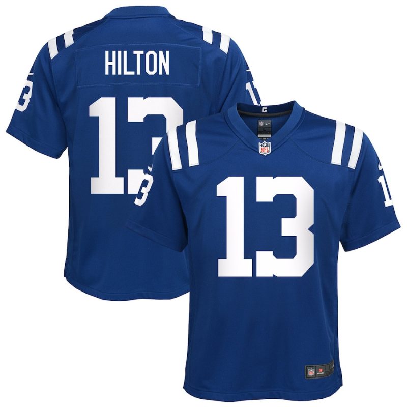 t y hilton 13 indianapolis colts youth game jersey royal