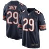 tarik cohen 29 chicago bears men game jersey navy