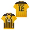 terry bradshaw 12 pittsburgh steelers retro throwback legacy men jersey black yellow