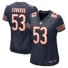 tj edwards 53 new york giants women team game jersey royal