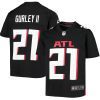 todd gurley ii 21 atlanta falcons youth game jersey black