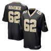 tommy kraemer 62 new orleans saints men team game jersey black