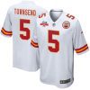 tommy townsend 5 kansas city chiefs super bowl lvii champions 3 stars men game jersey white