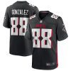 tony gonzalez 88 atlanta falcons men game retired jersey black