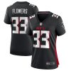 tre flowers 33 atlanta falcons game women jersey black