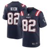 tre nixon 82 new england patriots men game jersey navy