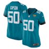 trevis gipson 50 jacksonville jaguars alternate game women jersey teal