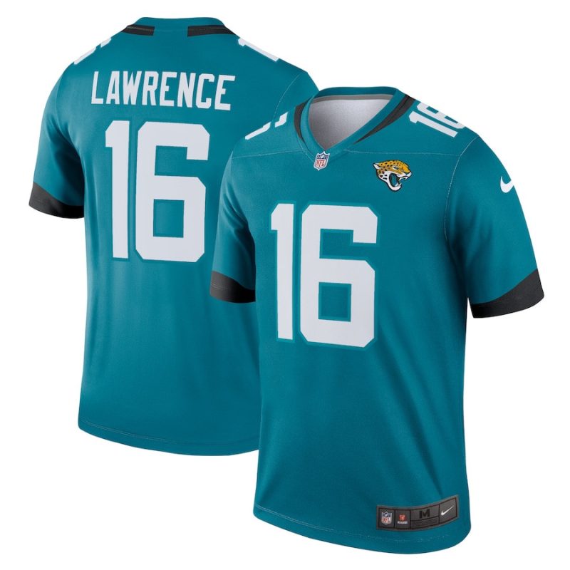 trevor lawrence 16 jacksonville jaguars mens legend jersey teal