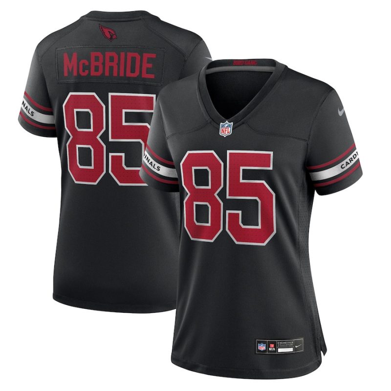 trey mcbride 85 arizona cardinals women alternate game jersey black