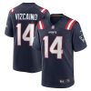 tristan vizcaino 14 new england patriots game men jersey navy