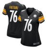 troy fautanu 76 pittsburgh steelers womens game jersey black