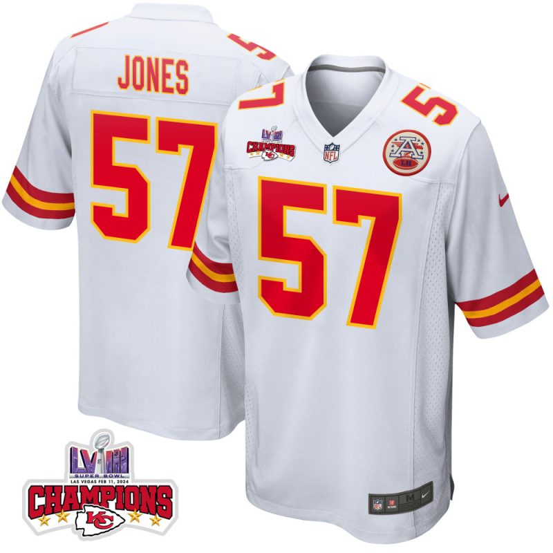 truman jones 57 kansas city chiefs super bowl lviii champions 4 stars patch game men jersey white