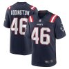 tucker addington 46 new england patriots game men jersey navy