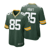 tucker kraft 85 green bay packers men home game jersey green