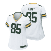 tucker kraft 85 green bay packers women away game jersey white