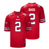 tyler bass 2 buffalo bills men alternate game jersey red