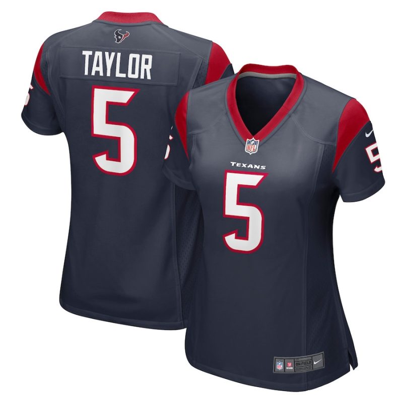 tyrod taylor 5 houston texans womens game jersey navy