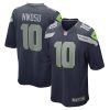 uchenna nwosu 10 seattle seahawks men game jersey college navy