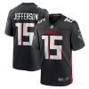 van jefferson 15 atlanta falcons men game jersey black