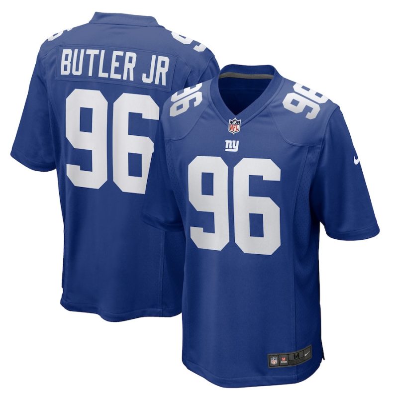 vernon butler jr 96 new york giants men team game jersey royal