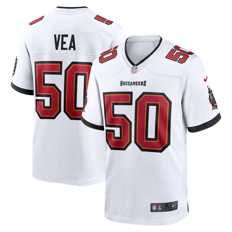 vita vea 50 tampa bay buccaneers game men jersey white