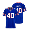 von miller 40 buffalo bills women home game jersey royal