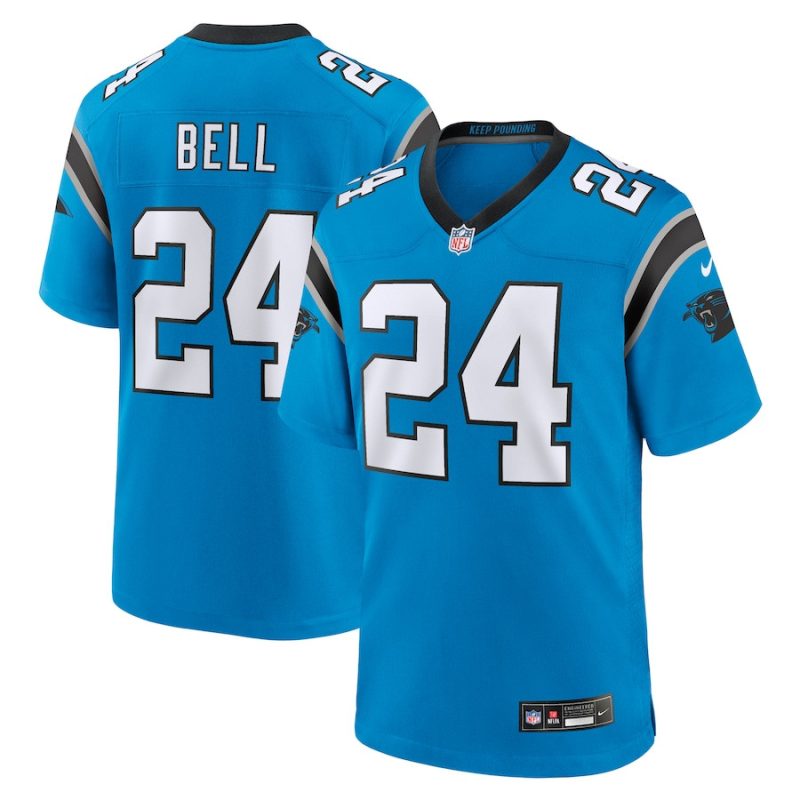 vonn bell 24 carolina panthers mens alternate game jersey blue