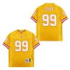 warren sapp 99 tampa bay buccaneers throwback men jersey yellow