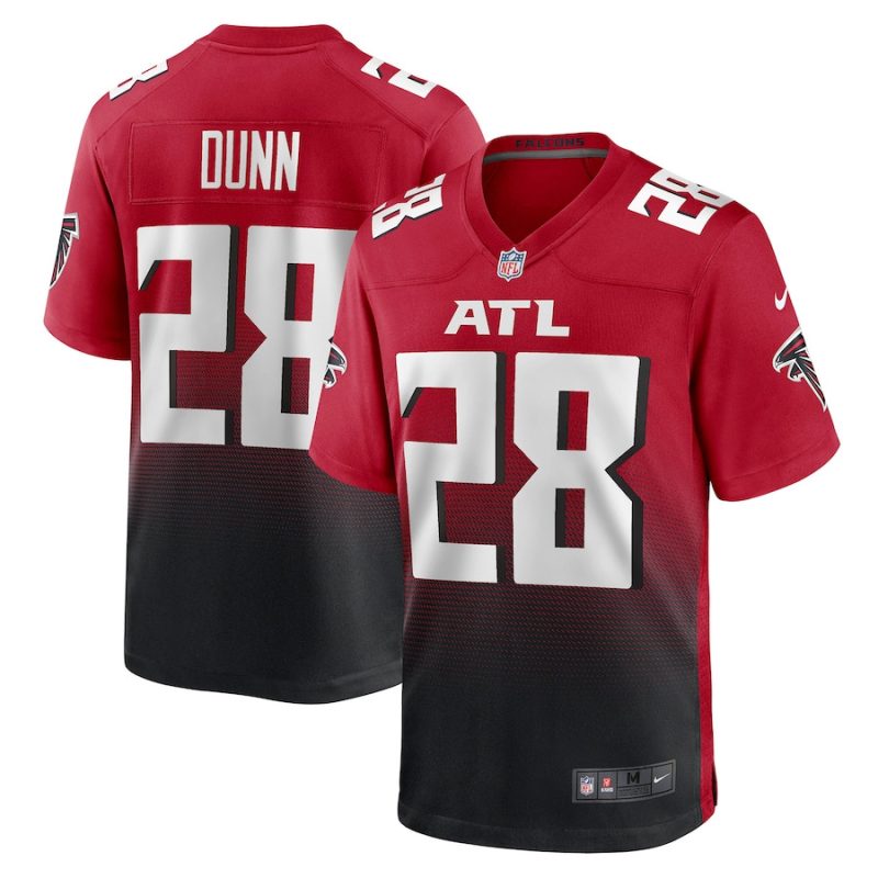 warrick dunn 28 atlanta falcons men alternate retired game jersey red