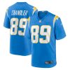 wes chandler 89 los angeles chargers men retired jersey powder blue