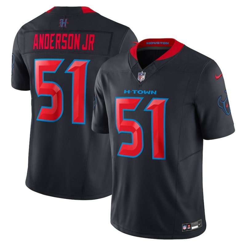 will anderson jr 51 houston texans 2nd alternate vapor f u s e limited jersey men navy