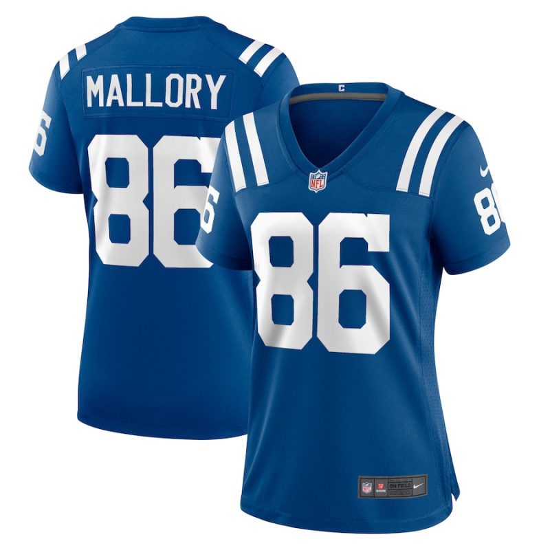 will mallory 86 indianapolis colts women team game jersey royal