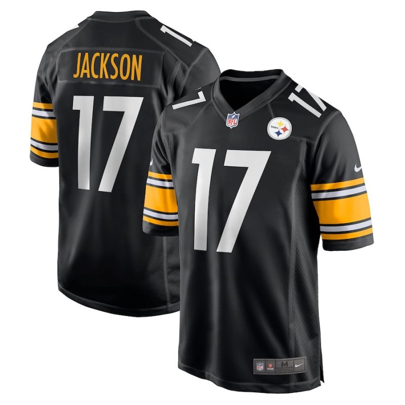 william jackson 17 pittsburgh steelers mens game player jersey black