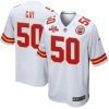 willie gay 50 kansas city chiefs super bowl lvii champions 3 stars men game jersey white