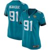 yannick ngakoue 91 jacksonville jaguars womens game jersey teal