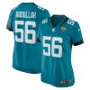 yasir abdullah 56 jacksonville jaguars women team game jersey teal