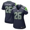 zach charbonnet 26 seattle seahawks women game jersey college navy