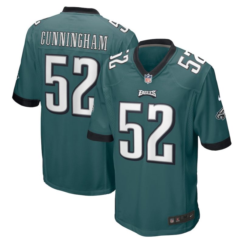 zach cunningham 52 philadelphia eagles men team game jersey midnight green