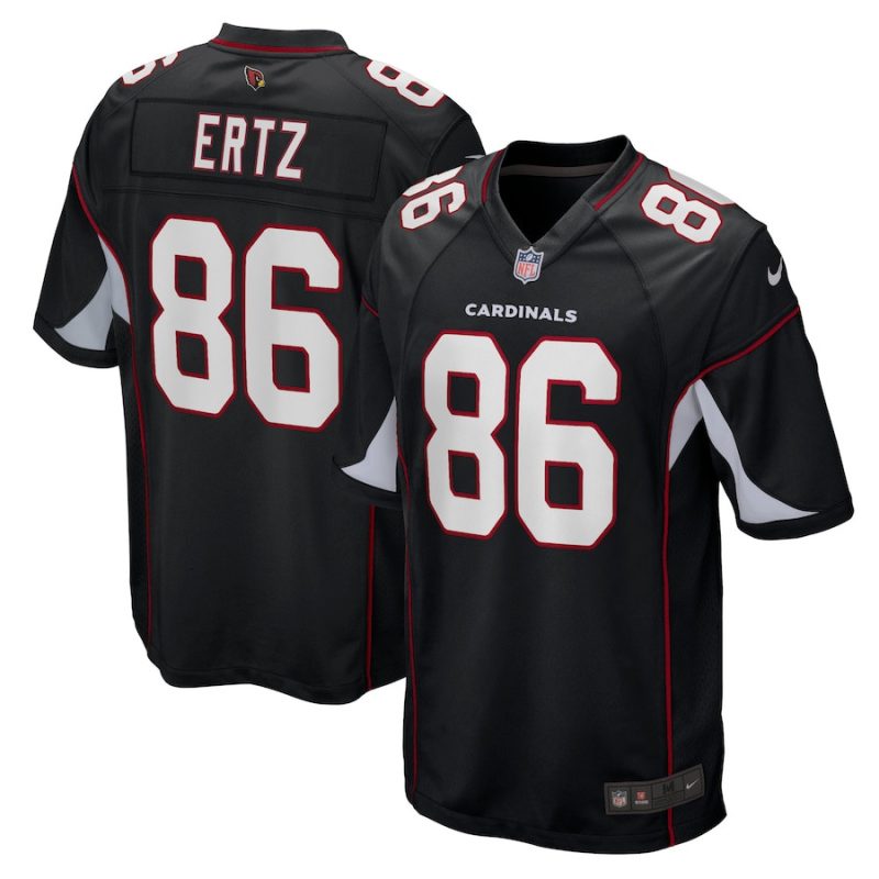 zach ertz 86 arizona cardinals men alternate game jersey black