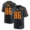 zach ertz 86 washington commanders game men jersey black