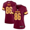 zach ertz 86 washington commanders game women jersey burgundy