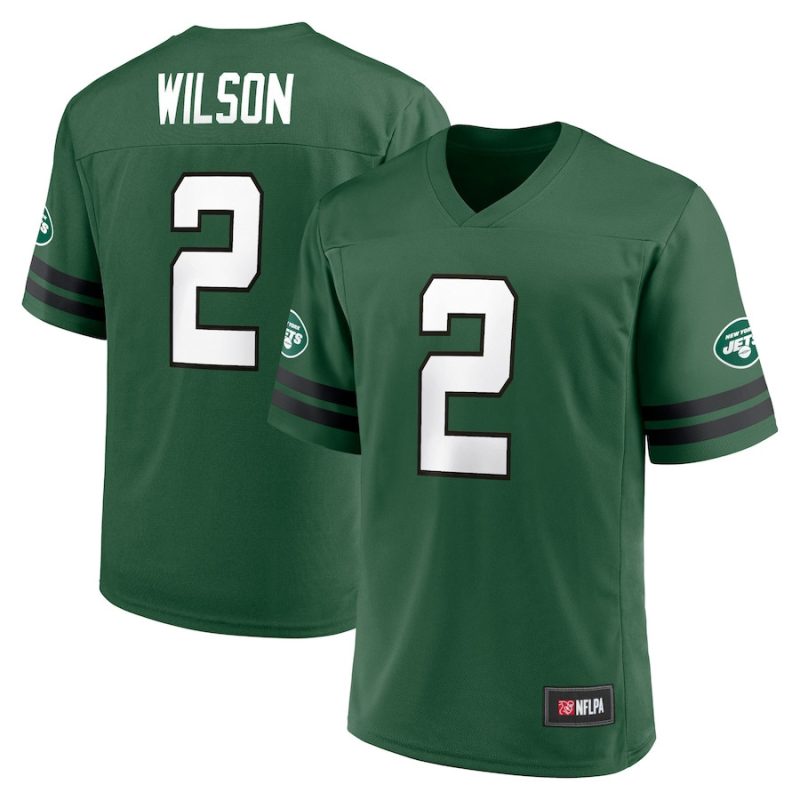 zach wilson 2 new york jets men jersey green