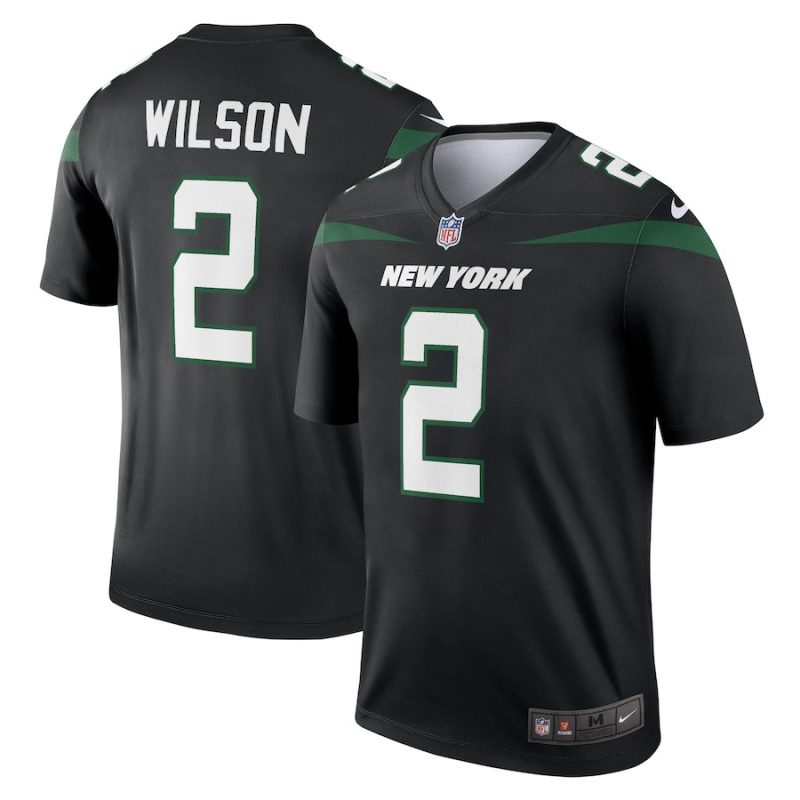 zach wilson 2 new york jets men legend jersey black