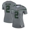 zach wilson 2 new york jets women inverted legend jersey gray